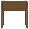 vidaXL Planter Honey Brown Solid Pine Wood Medium Decorative Inlays