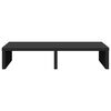 vidaXL Monitor Stand Black 19.7x10.6x3.9" Engineered Wood