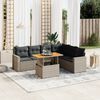 vidaXL Garden Sofa Set Grey