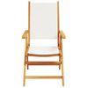 vidaXL Garden Chair Set of 8 Cream White