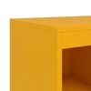vidaXL Sideboard Mustard Yellow Cold-rolled Steel 39.4 in - 43.3 in