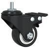 vidaXL Caster Wheels 4 pcs Black 1.4" Iron