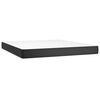 vidaXL Box Spring Bed Black, White
