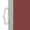 vidaXL Side Awning Brown and grey