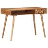 vidaXL Writing Desk Natural Wood Solid Acacia wood Medium Writing Desk