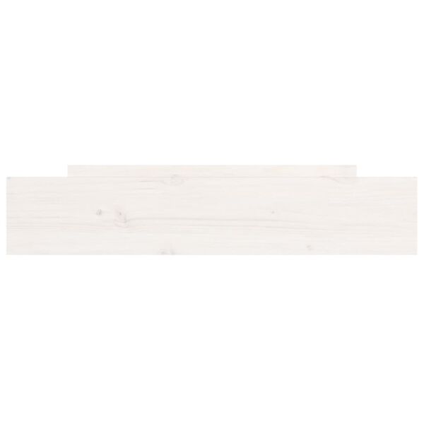 vidaXL Bed Drawer White Solid pine wood Bed Drawer Rectangular