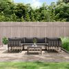 vidaXL Garden Lounge Set Anthracite