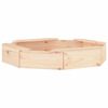 vidaXL Sandbox Natural wood Solid pine wood Medium Durable Sandpit