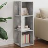 vidaXL Corner Cabinet Concrete Gray Engineered wood Compact Minimalist