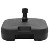 vidaXL Parasol Base Black 17.72 x 17.72 x 11.61 in
