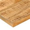 vidaXL Table Top Natural wood color Solid mango wood 15.7x15.7 in
