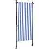 vidaXL Outdoor Roller Blind Blue and white