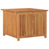 vidaXL Garden Storage Box Natural Wood Solid Acacia Wood 29.5x29.5x22.8 in