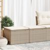 vidaXL Garden Sofa Set Beige, Cream White