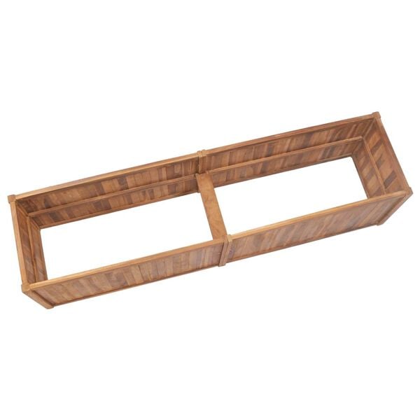 vidaXL Raised Bed Natural Teak