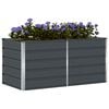 vidaXL Planter Anthracite 62.99 x 31.50 x 29.53 in Steel