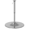vidaXL Bar Table Base Chrome Chromed Steel Medium Height-Adjustable