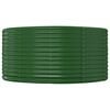 vidaXL Garden Raised Bed Green Powder-coated steel 55.1 x 55.1 x 26.8 in