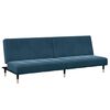 vidaXL Sofa Bed Dark gray Velvet (100% polyester), wood, metal 2-seater