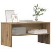 vidaXL TV Cabinet Artisan oak Engineered wood Medium TV Cabinet