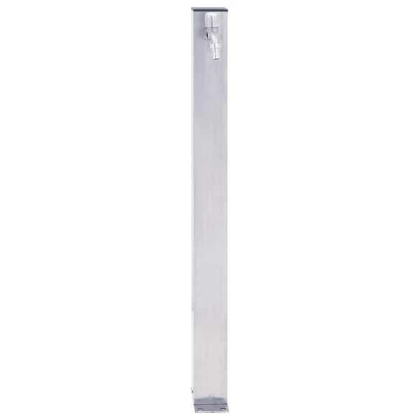 vidaXL Water Column Silver Stainless steel, Polypropylene Large Durable