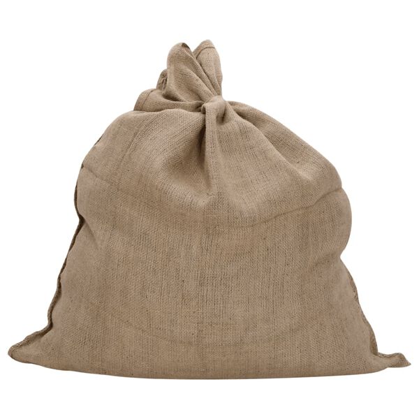 vidaXL Jute Sacks 10 pcs 39.4x43.3" 100% Jute 340 gsm