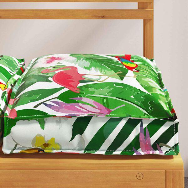 vidaXL Pallet Cushion for suitable for Seat Floral 6 pcs Multicolour