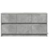 vidaXL TV Cabinet Concrete Grey Engineered Wood Medium TV Cabinet