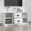 vidaXL TV Cabinet White Engineered Wood Medium TV Cabinet Rectangular