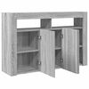 vidaXL Sideboard Grey Sonoma 45.67 x 11.81 x 29.53 in Engineered Wood