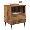vidaXL Bedside Cabinet 2 pcs Old Wood 15.75 x 13.78 x 19.69 in