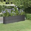 vidaXL Garden Raised Bed Anthracite Powder-coated steel Large Durable