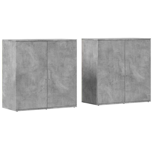 vidaXL Sideboard Concrete Grey Engineered Wood Medium Sideboard