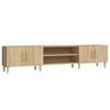 vidaXL TV Cabinet Sonoma Oak Engineered Wood Medium TV Cabinet