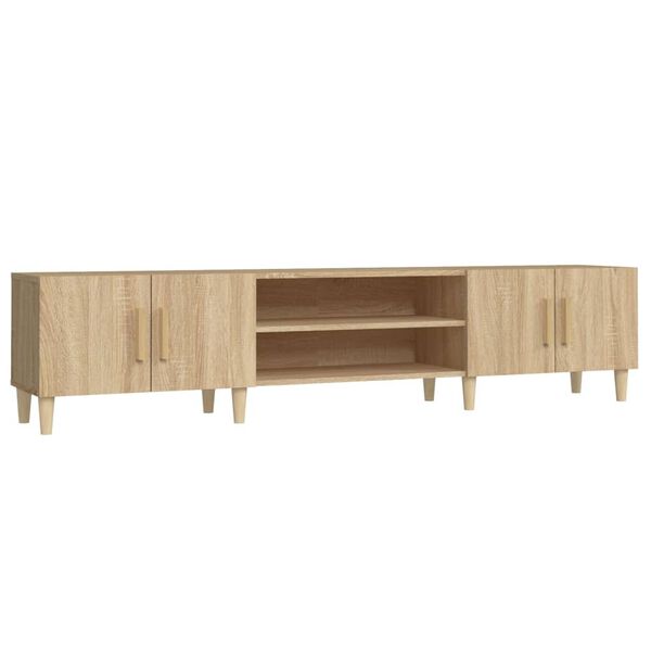 vidaXL TV Cabinet Sonoma Oak Engineered Wood Medium TV Cabinet