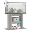 vidaXL Aquarium Stand Grey Sonoma Engineered wood 31.5 in Storage