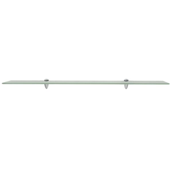 vidaXL Floating Shelf Frosted Tempered safety glass, Zinc alloy