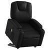 vidaXL Electric Stand Up Massage Recliner Chair Black