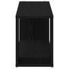 vidaXL TV Cabinet Set Black 39.37 x 9.45 x 24.80 in Engineered Wood