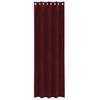 vidaXL Blackout Curtains 2 pcs Wine Red 55.12 x 96.46 in Velvet