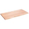 vidaXL Table Top Light brown Solid oak wood Medium Table Top
