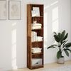 vidaXL Bookcase Old wood Engineered wood Tall Bookcase Rectangular