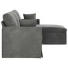 vidaXL Sofa Dark Grey