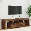 vidaXL TV Cabinet Smoked Oak Engineered Wood Large TV Cabinet