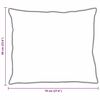 vidaXL Pillow with Pillow 2 pcs White 23.62 x 27.56 in Feather