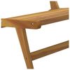 vidaXL Garden Chair Teak Solid teak wood Standard Foldable