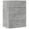 vidaXL Sideboard Concrete Grey Engineered Wood Medium Sideboard