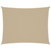 vidaXL Sunshade Sail Oxford Fabric Rectangular 11.5x16.4' Beige