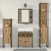 vidaXL Bathroom Cabinet Set Other 4 pcs artisan oak Engineered wood