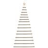 vidaXL&nbsp;Hanging Christmas Tree with Top Star 39.4x82.7" Natural Branch